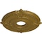 Ekena Millwork Attica Ceiling Medallion (Fits Canopies up to 5"), Hand-Painted Gold, 18"OD x 4"ID x 5/8"P CM18ATGLS - alternate 2